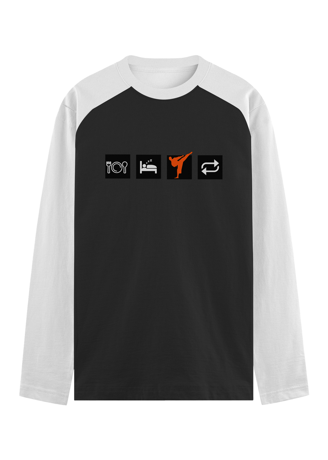 Karate Routine Raglan T-Shirt