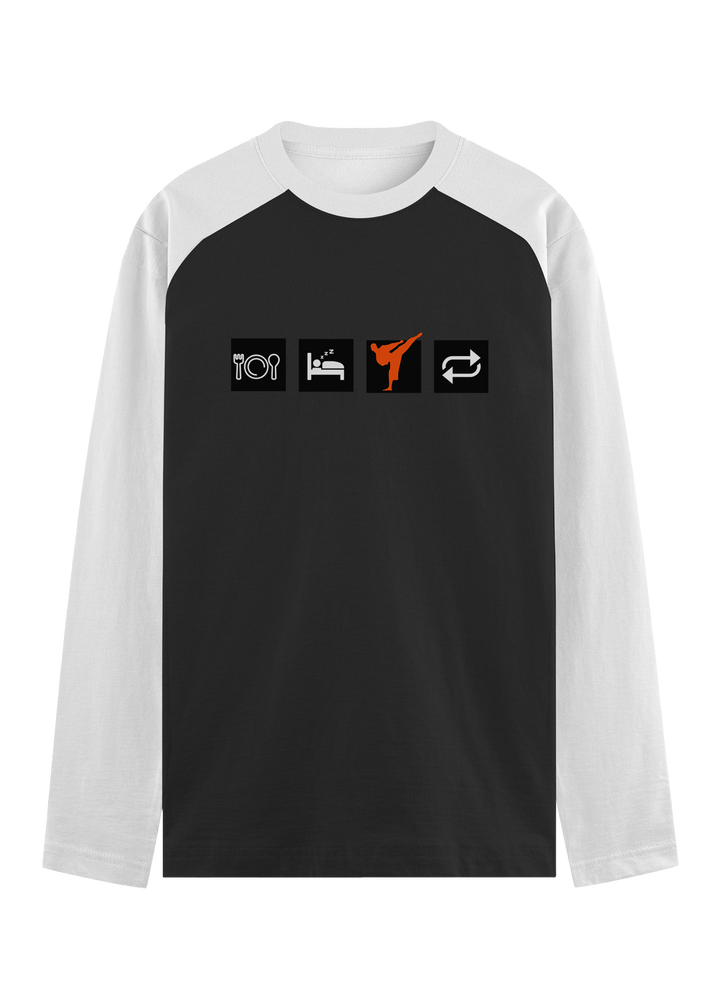 Karate Routine Raglan T-Shirt