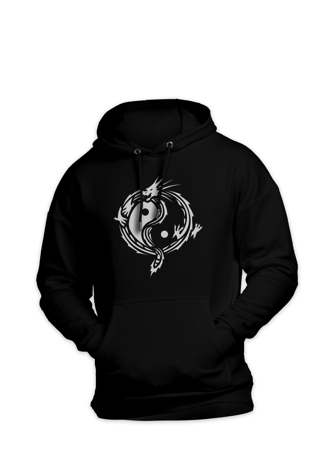 Yin-Yang Glow-In-The-Dark Oversized Hoodie