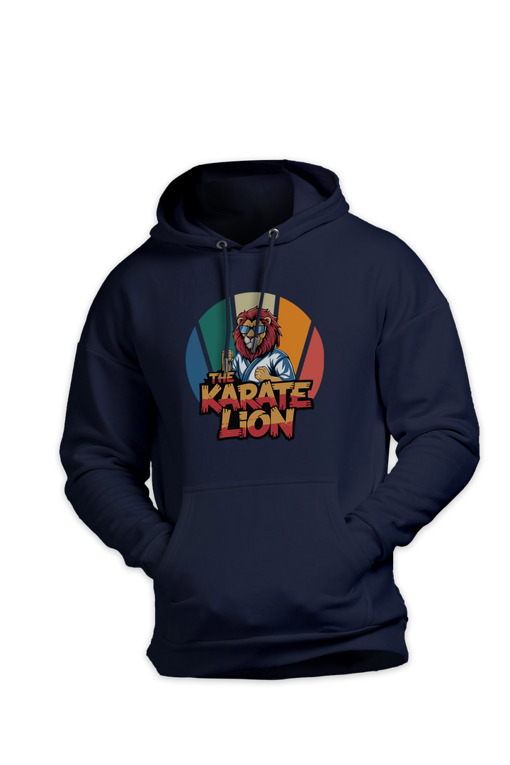 Fearless Karate Lion Oversized Hoodie