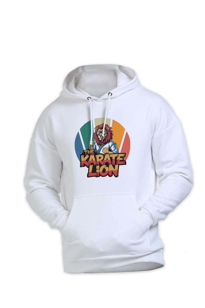 Fearless Karate Lion Oversized Hoodie