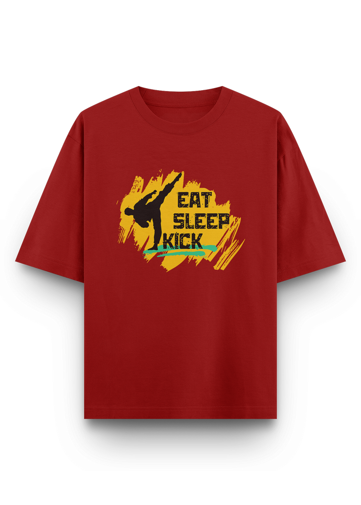 Eat Sleep Kick Oversized Classic T-Shirt