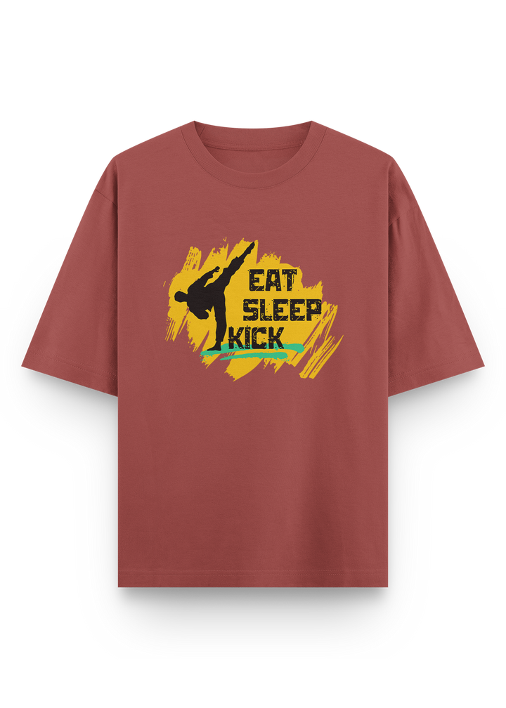 Eat Sleep Kick Oversized Classic T-Shirt