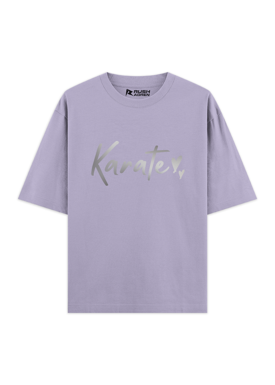Karate Silver Script Oversized T-Shirt