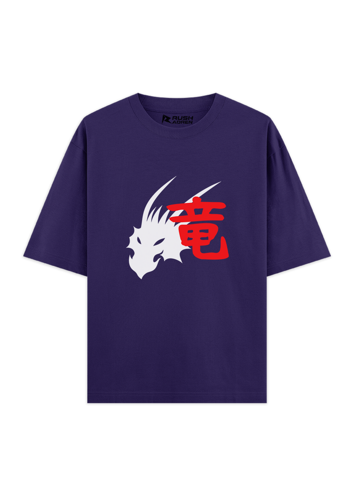 Dragon Spirit Kanji Oversized T-Shirt