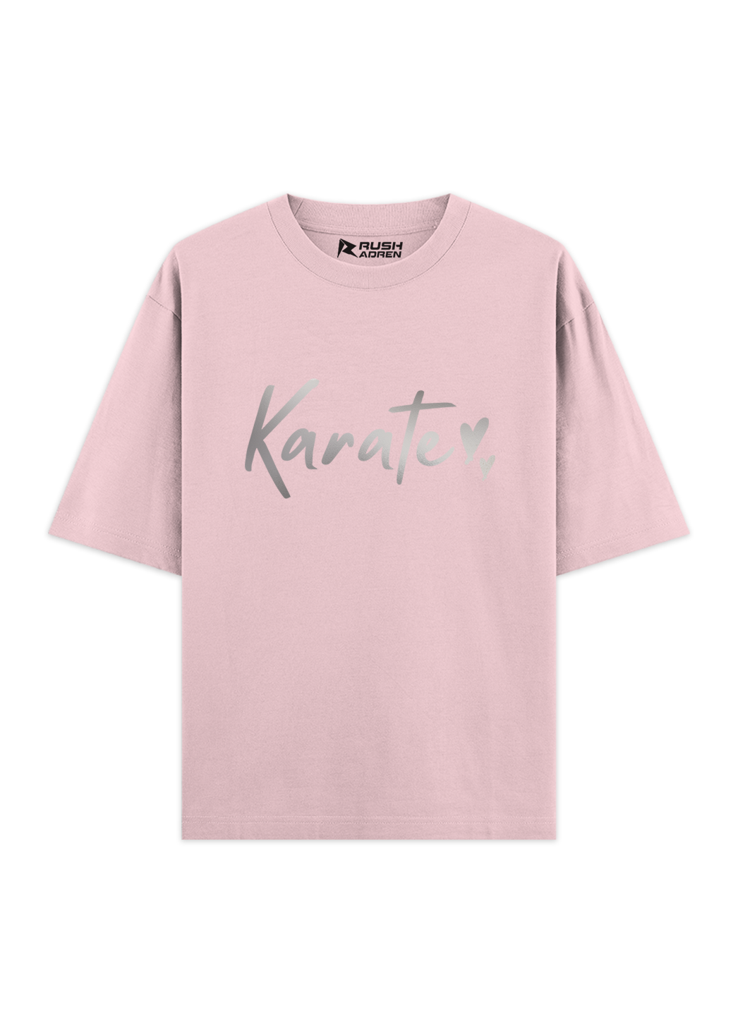 Karate Silver Script Oversized T-Shirt