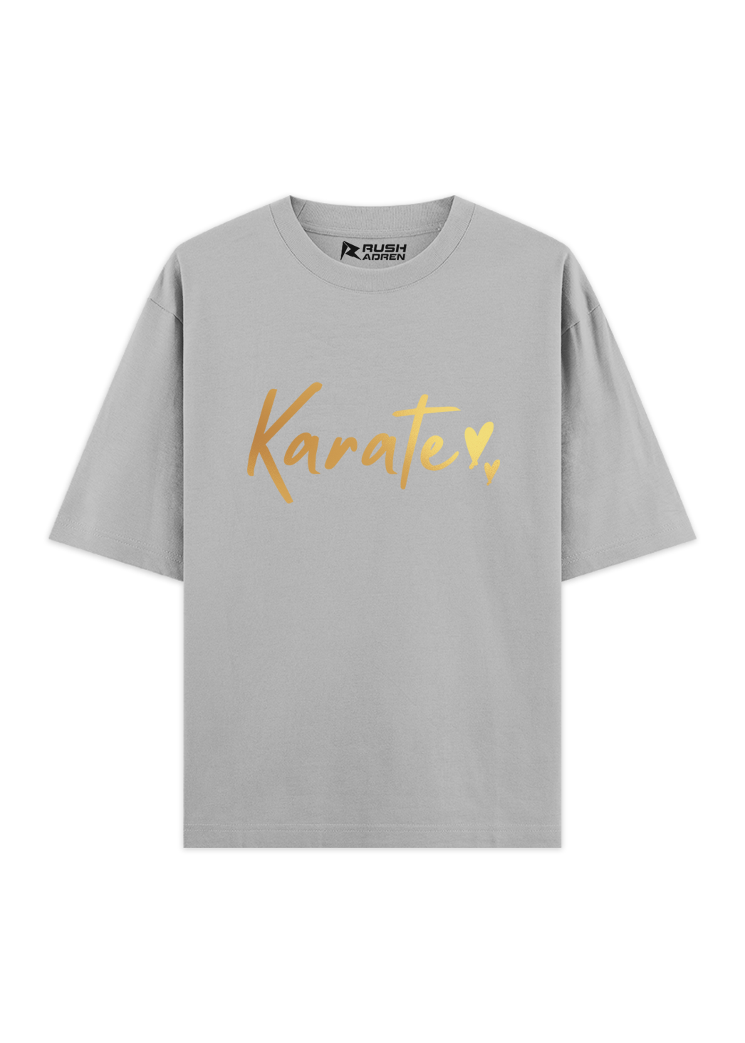 Karate Gold Script Oversized T-Shirt