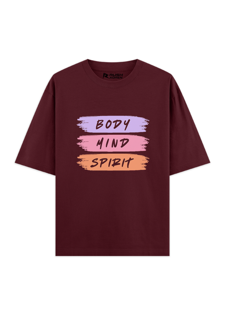 Body Mind Spirit Oversized Classic T-Shirt