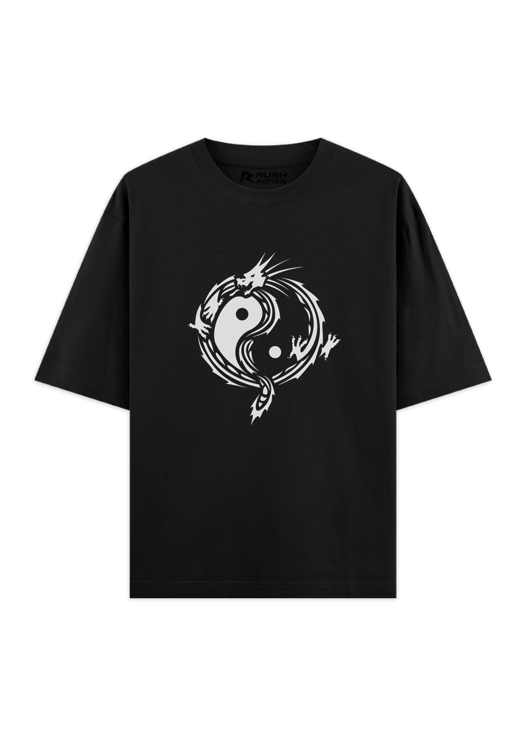 Yin-Yang Glow-In-The-Dark Oversized T-Shirt