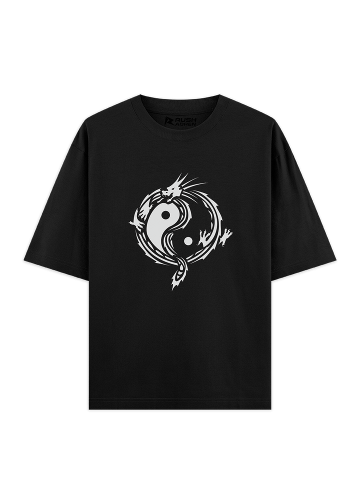 Yin-Yang Glow-In-The-Dark Oversized T-Shirt