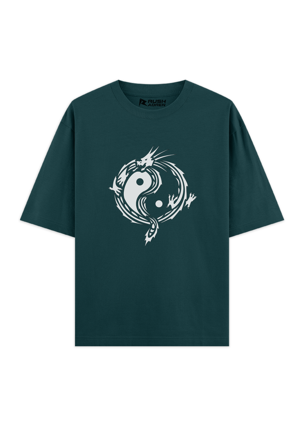 Yin-Yang Glow-In-The-Dark Oversized T-Shirt