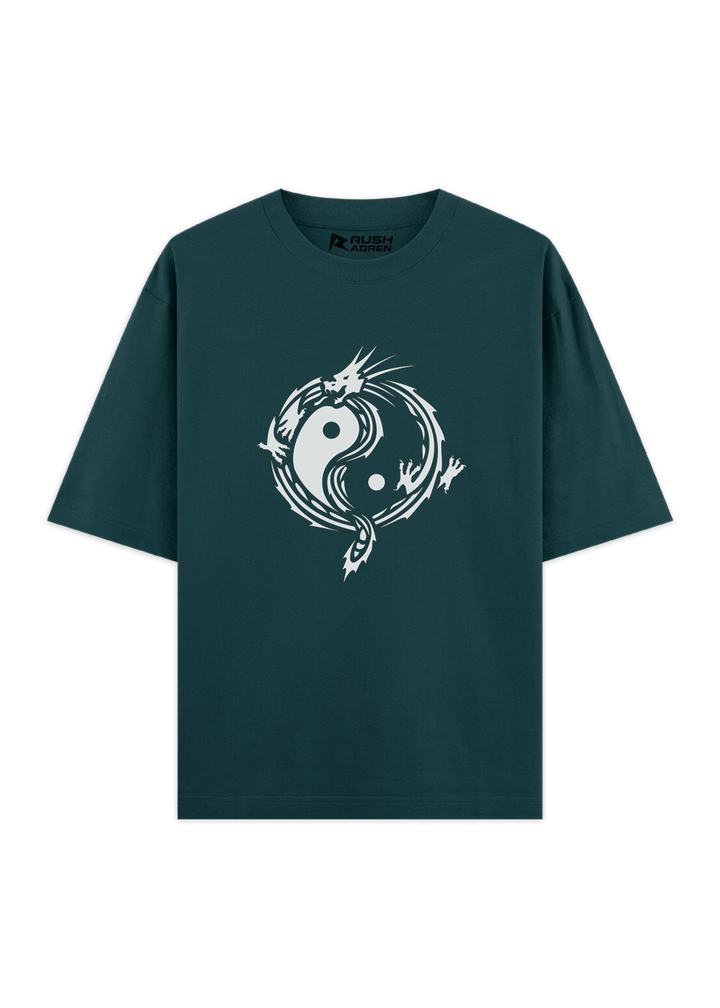 Yin-Yang Glow-In-The-Dark Oversized T-Shirt