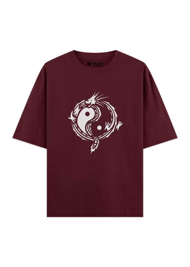 Yin-Yang Glow-In-The-Dark Oversized T-Shirt