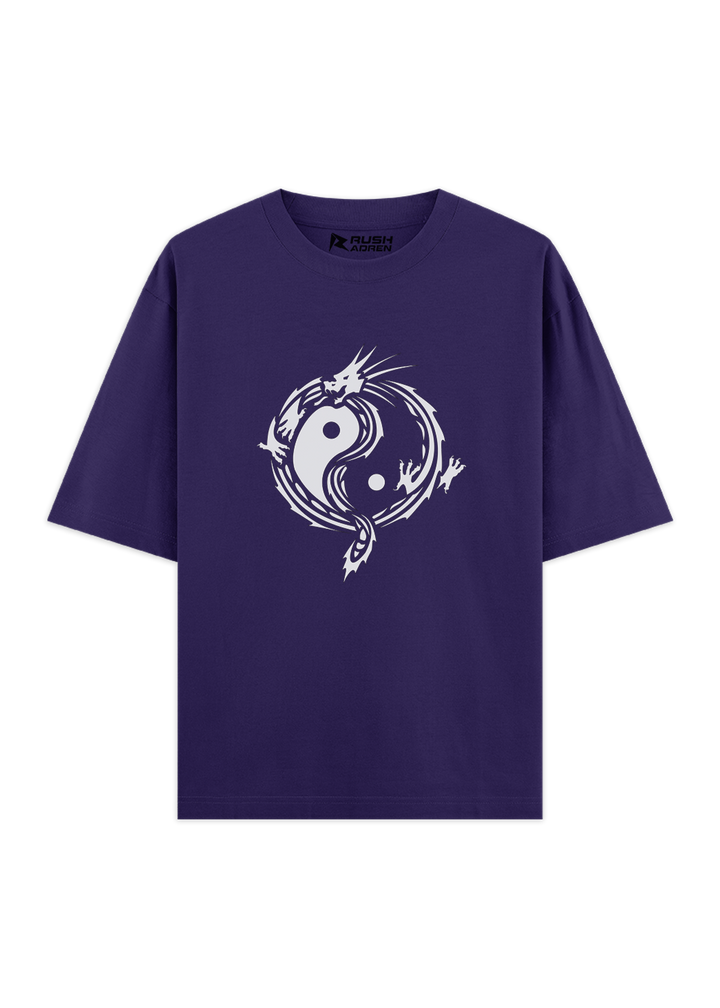 Yin-Yang Glow-In-The-Dark Oversized T-Shirt