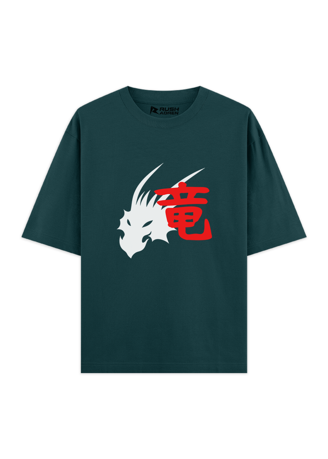 Dragon Spirit Kanji Oversized T-Shirt