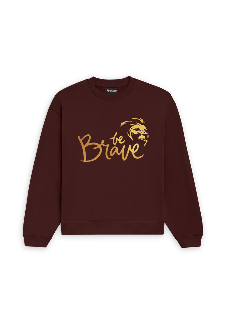 Classic Gold Vinyl Oversized Sweatshirt