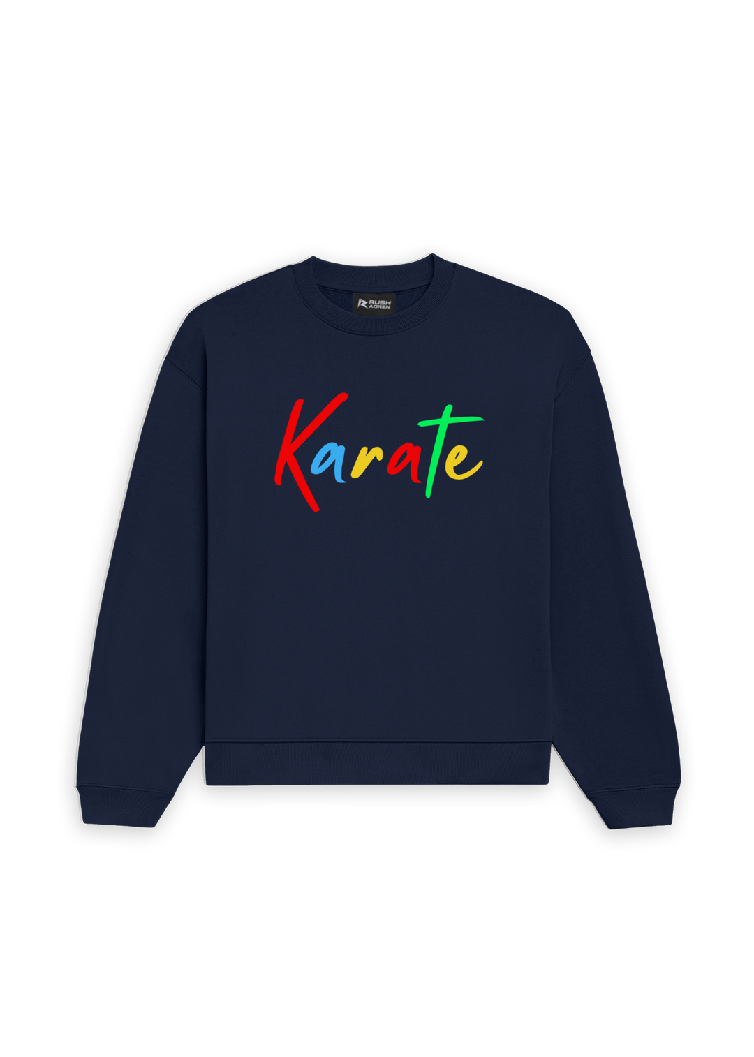 Karate Multicolor Script Sweatshirt