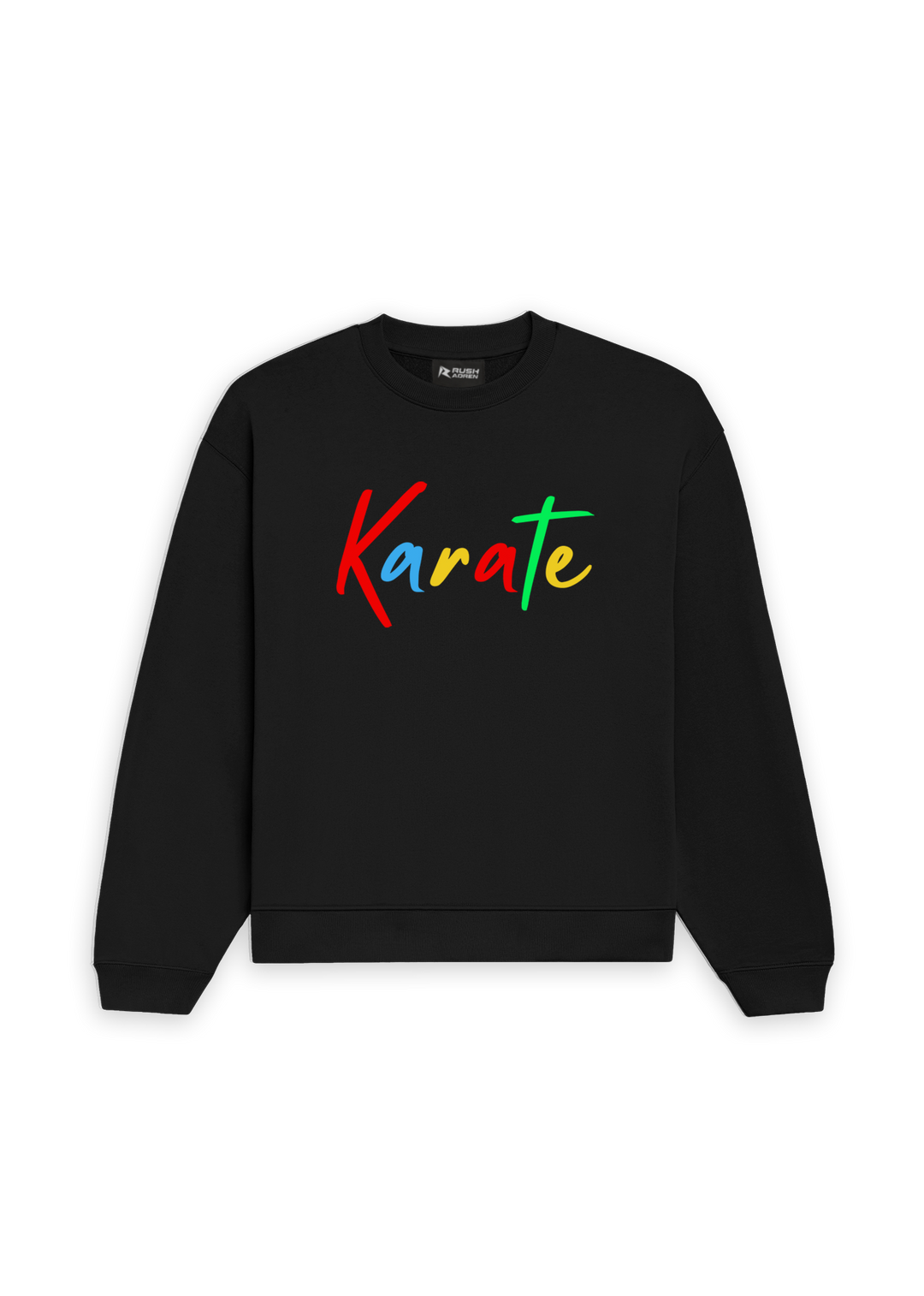 Karate Multicolor Script Sweatshirt