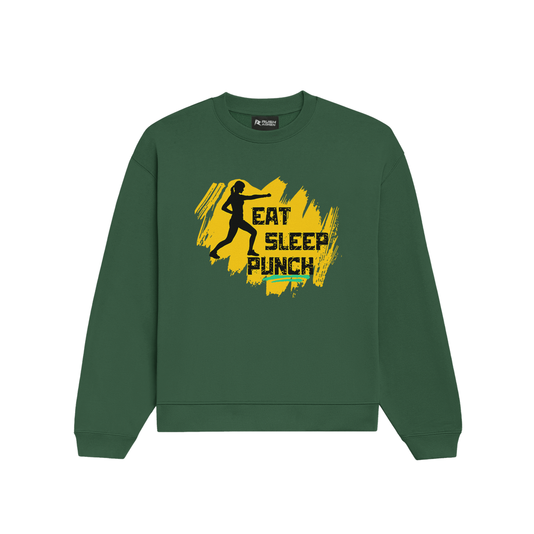 Eat Sleep Punch Oversized Sweatshirt