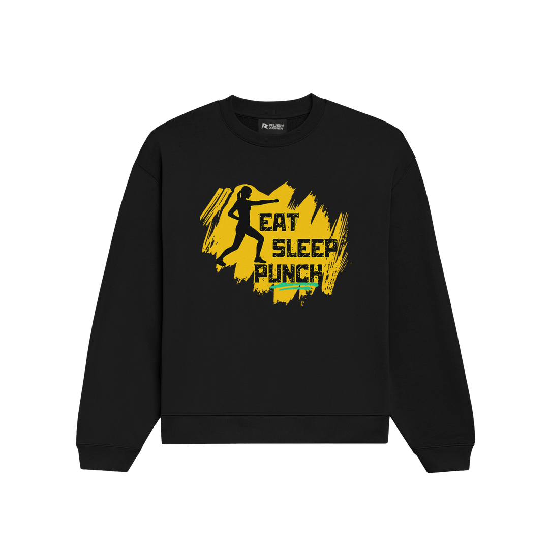 Eat Sleep Punch Oversized Sweatshirt