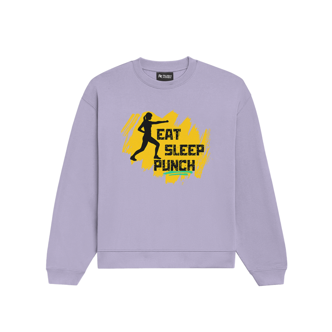 Eat Sleep Punch Oversized Sweatshirt