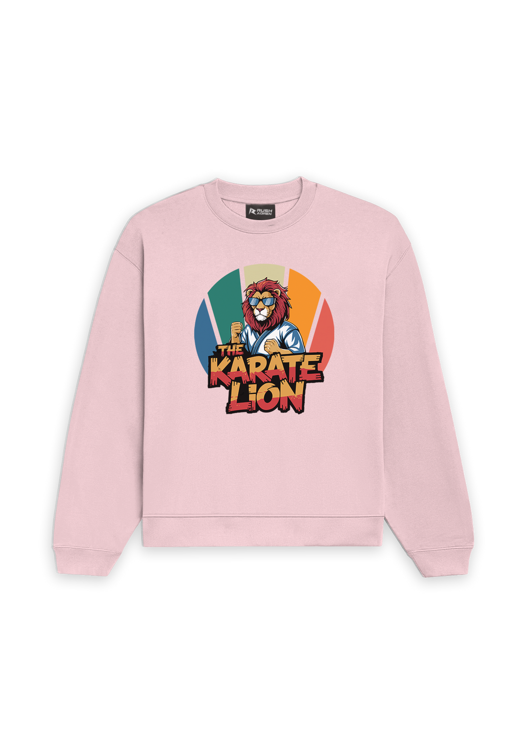 Fearless Karate Lion Oversized Sweatshirt