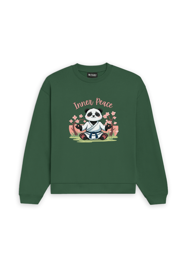 Inner Peace Panda Oversized Sweatshirt