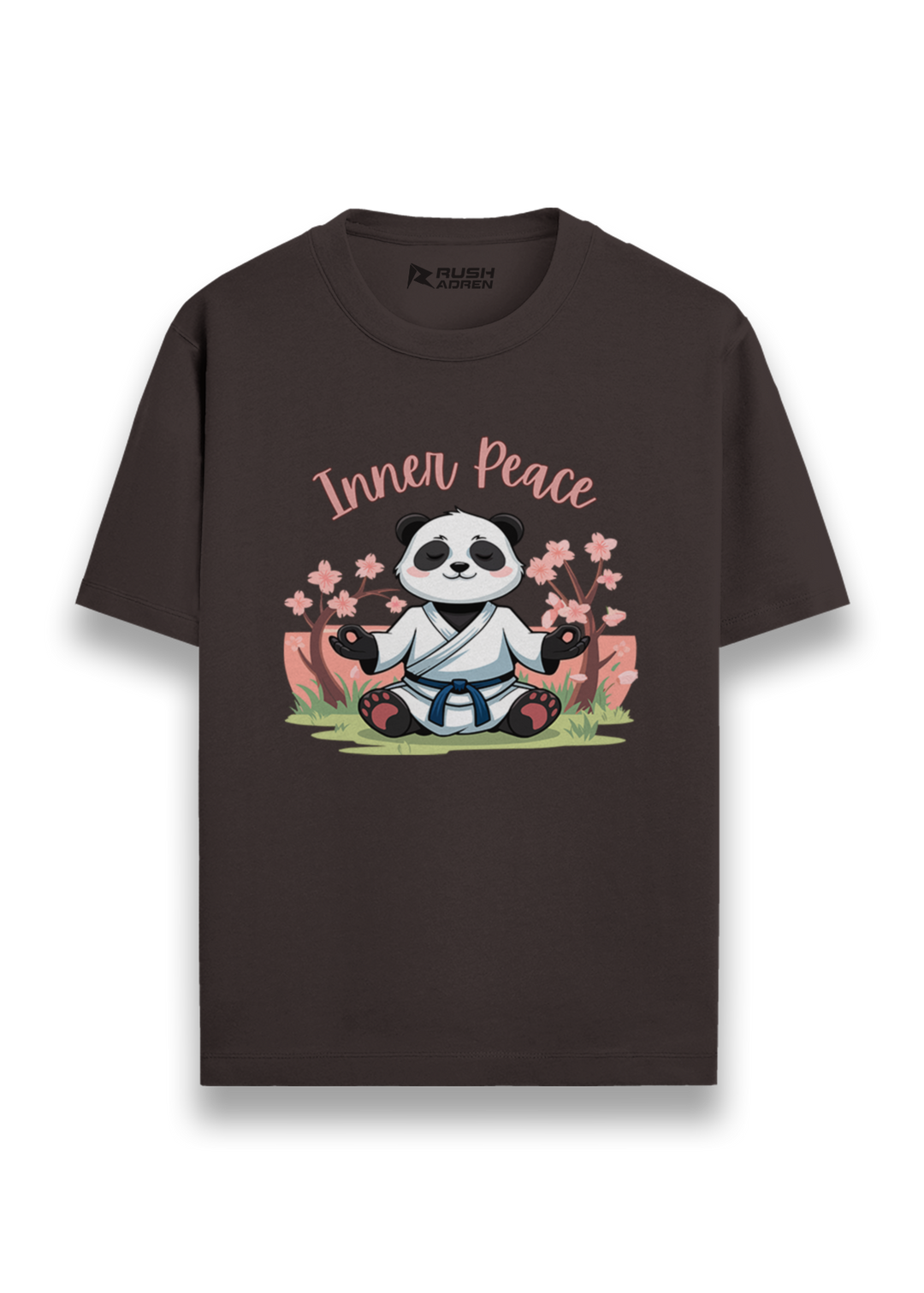 Inner Peace Panda Graphic T-Shirt