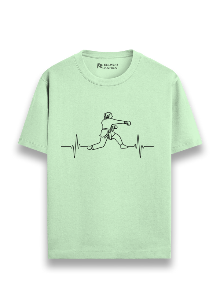 Karate Pulse Graphic T-Shirt