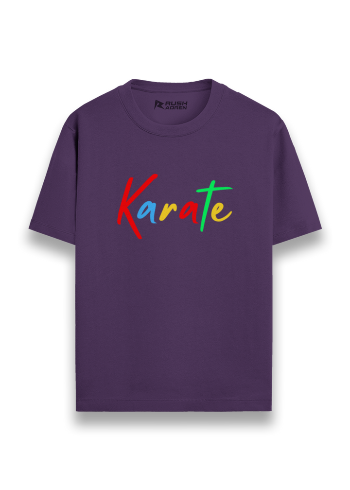 Karate Multicolor Script T-Shirt