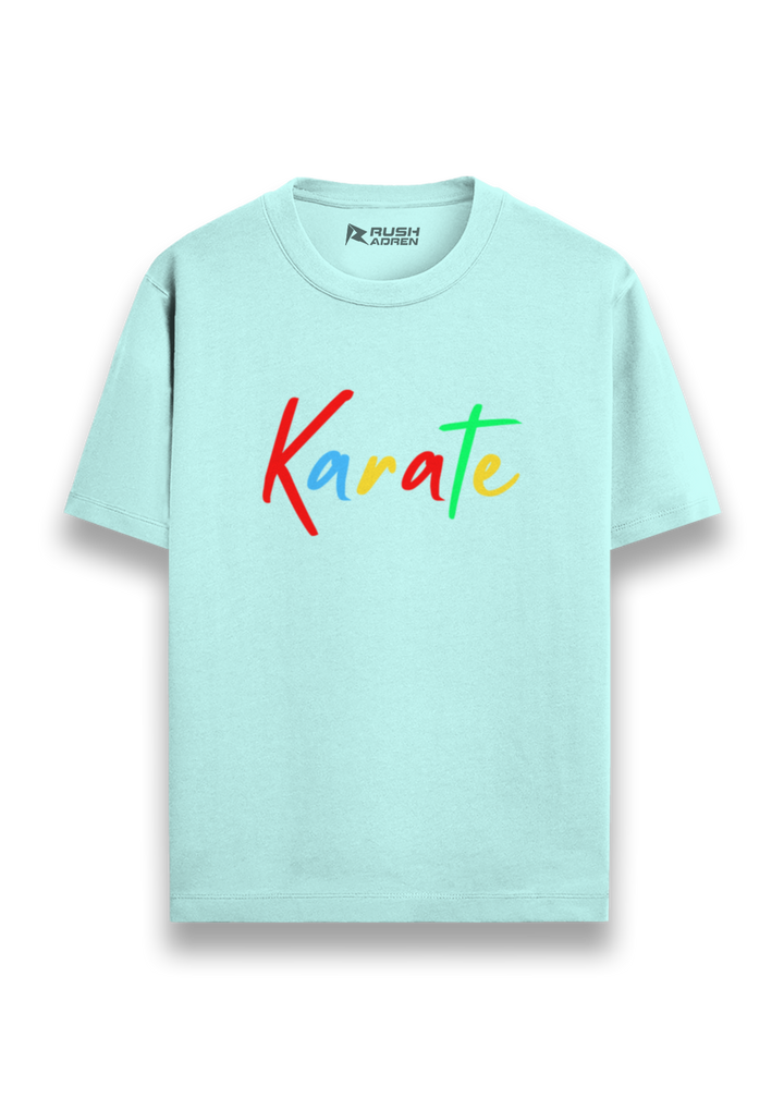 Karate Multicolor Script T-Shirt