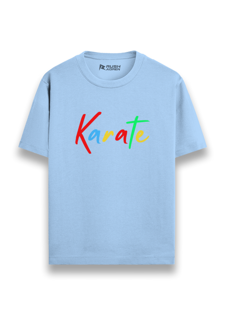 Karate Multicolor Script T-Shirt