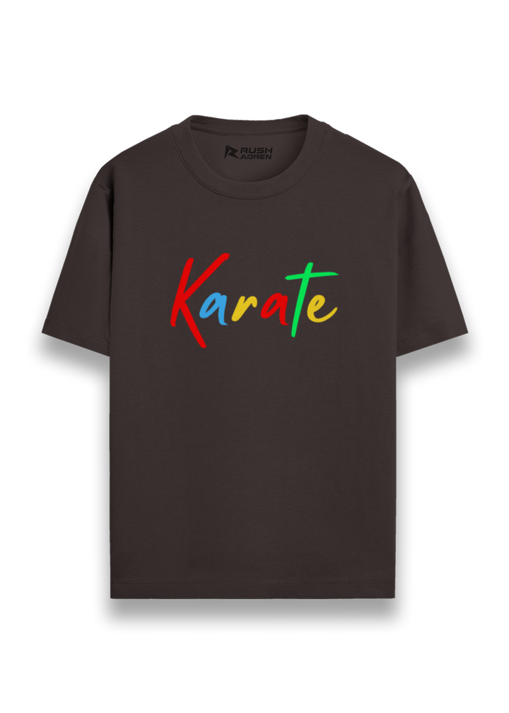 Karate Multicolor Script T-Shirt