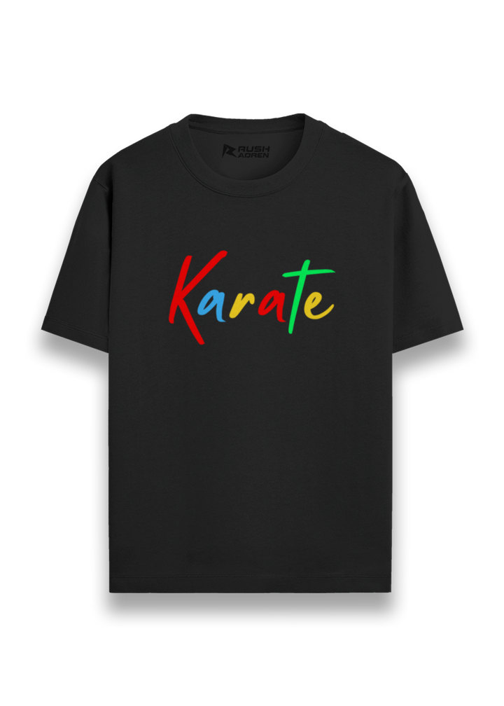 Karate Multicolor Script T-Shirt