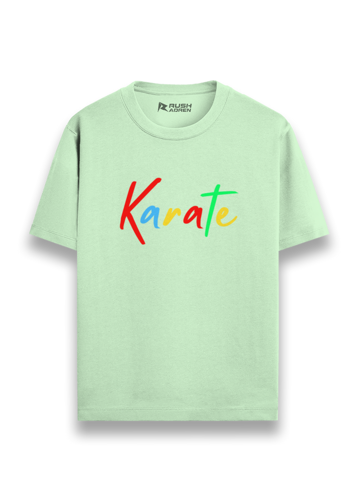 Karate Multicolor Script T-Shirt