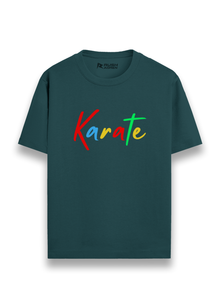 Karate Multicolor Script T-Shirt
