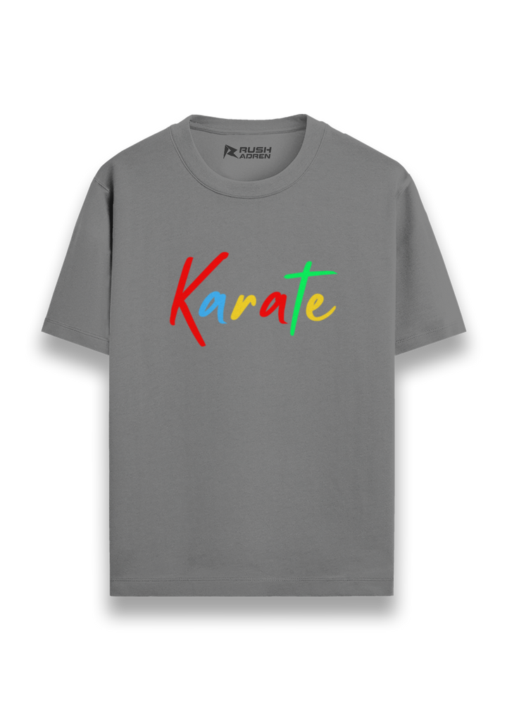 Karate Multicolor Script T-Shirt