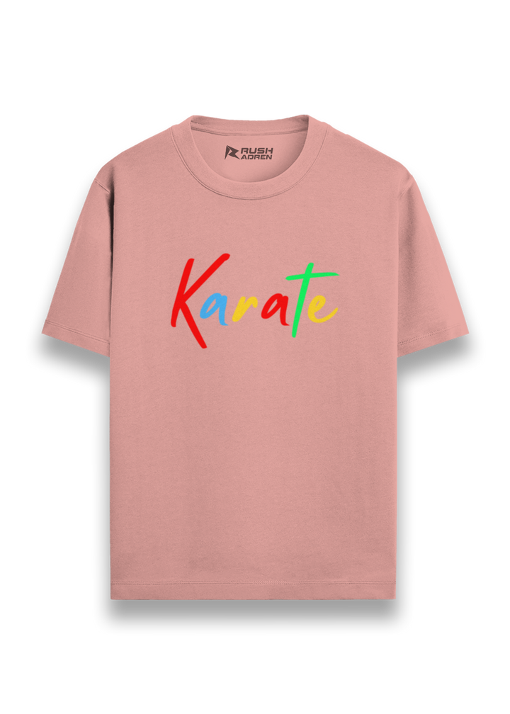 Karate Multicolor Script T-Shirt