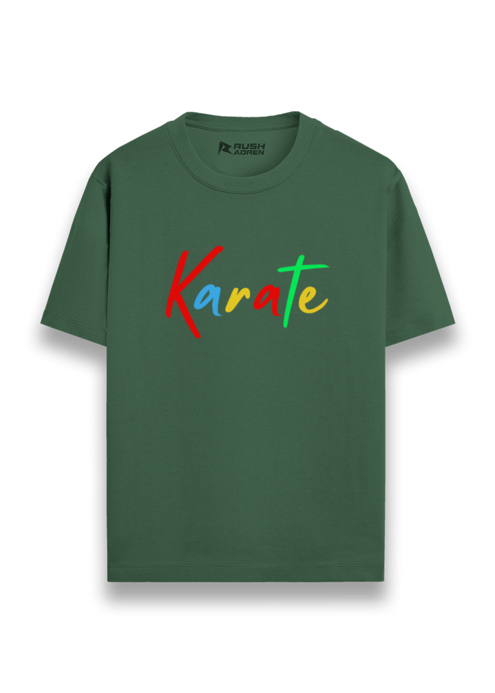 Karate Multicolor Script T-Shirt