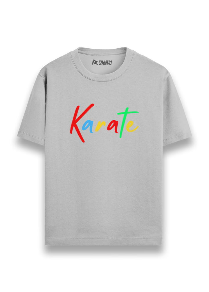 Karate Multicolor Script T-Shirt