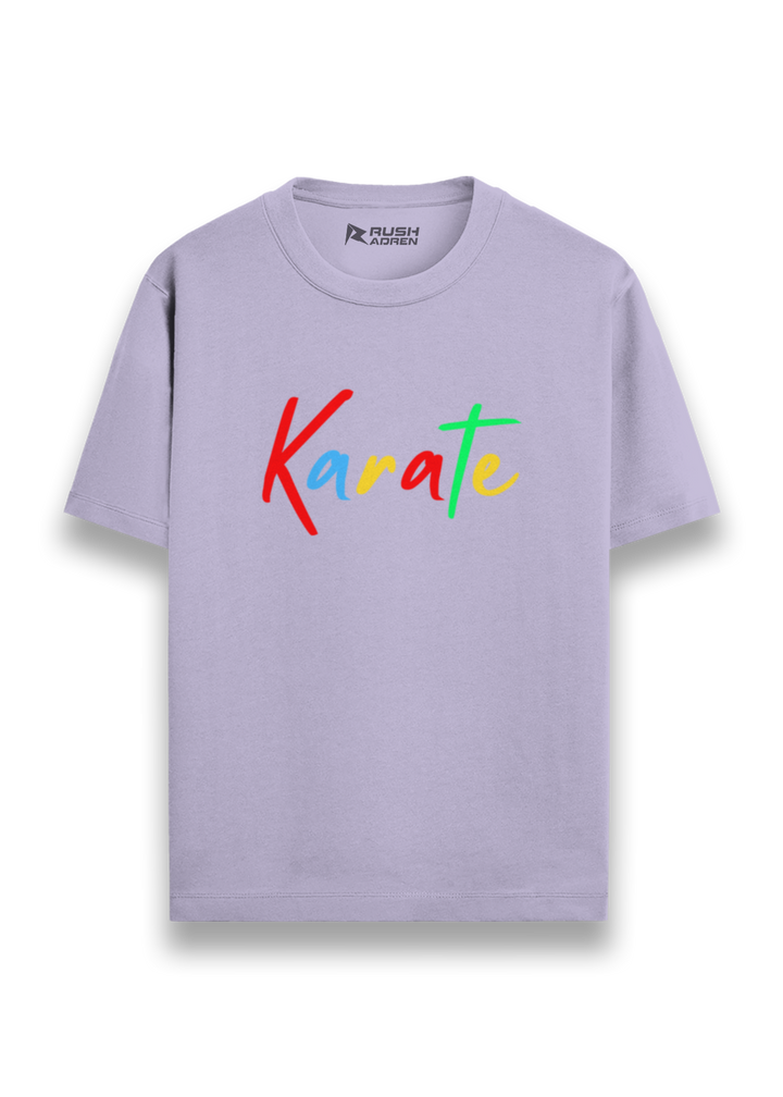 Karate Multicolor Script T-Shirt