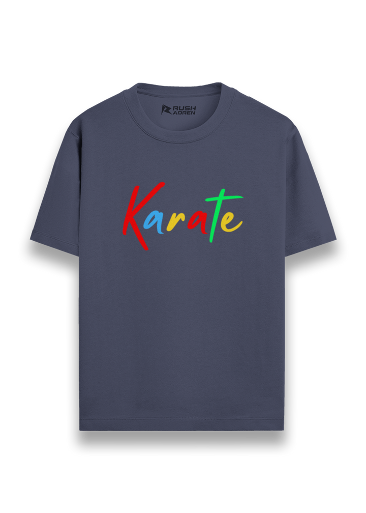 Karate Multicolor Script T-Shirt