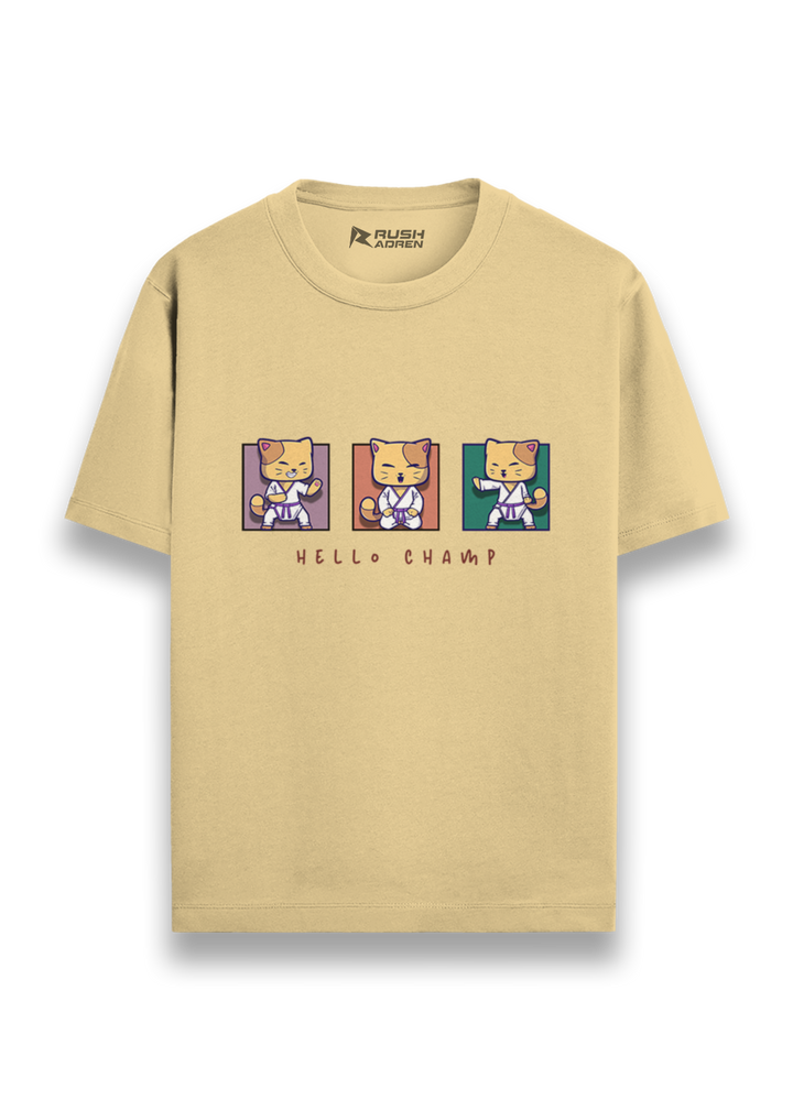 Hello Champ Graphic T-Shirt