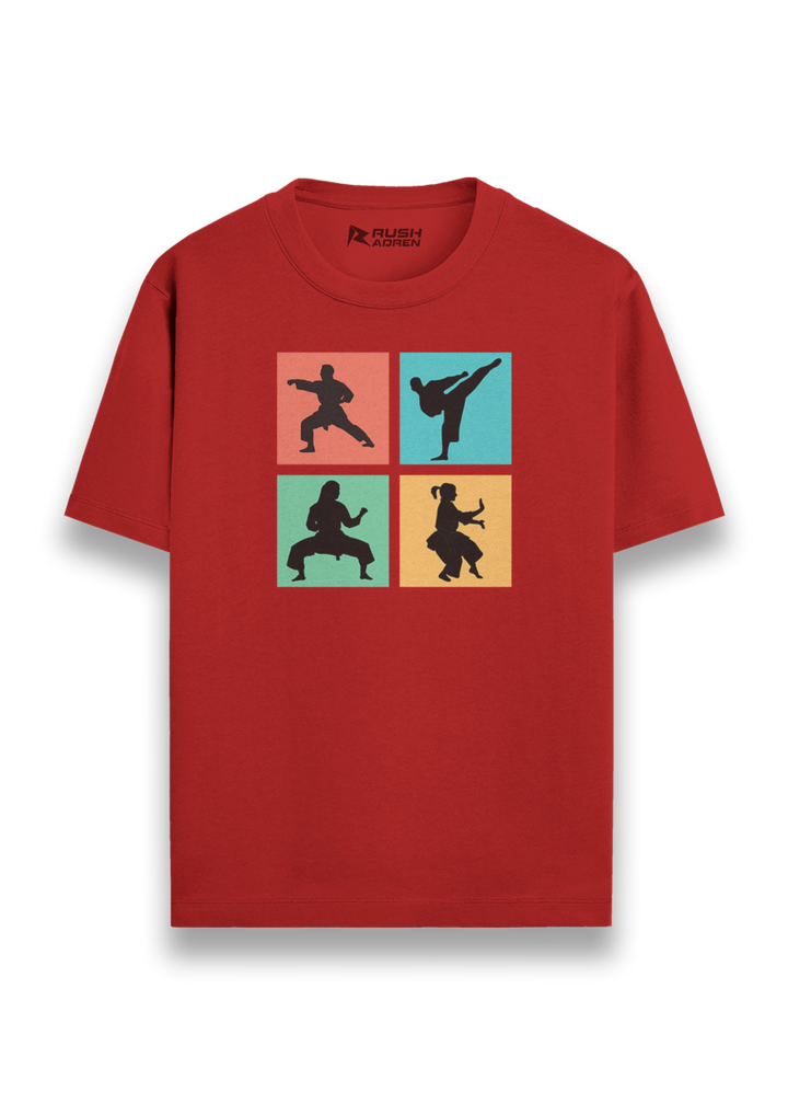 Karate Moves Pop Art T-Shirt