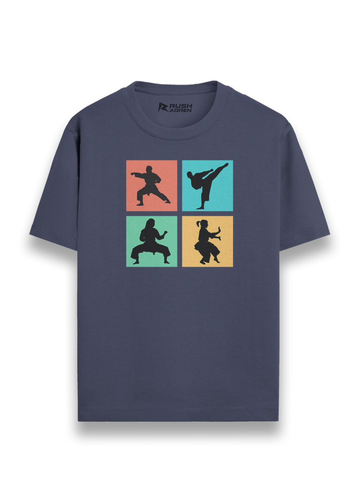 Karate Moves Pop Art T-Shirt