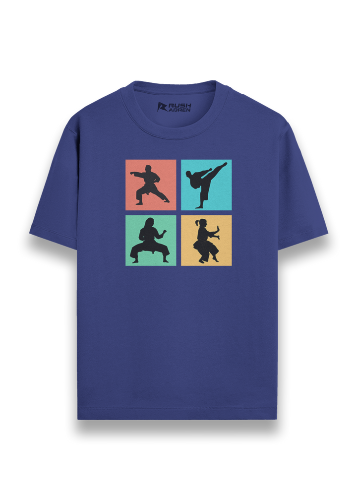Karate Moves Pop Art T-Shirt