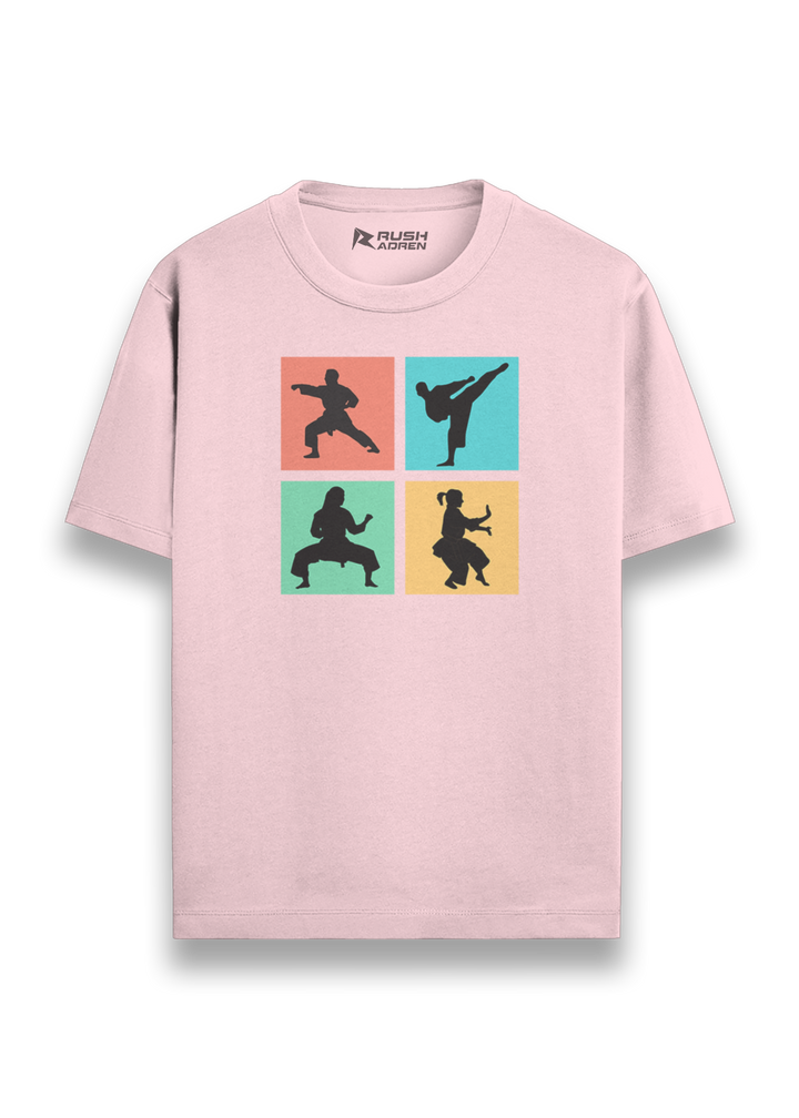 Karate Moves Pop Art T-Shirt