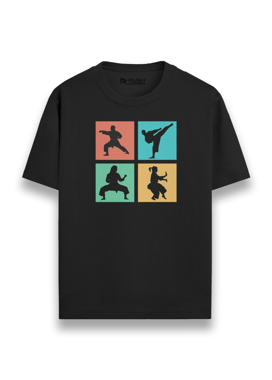 Karate Moves Pop Art T-Shirt