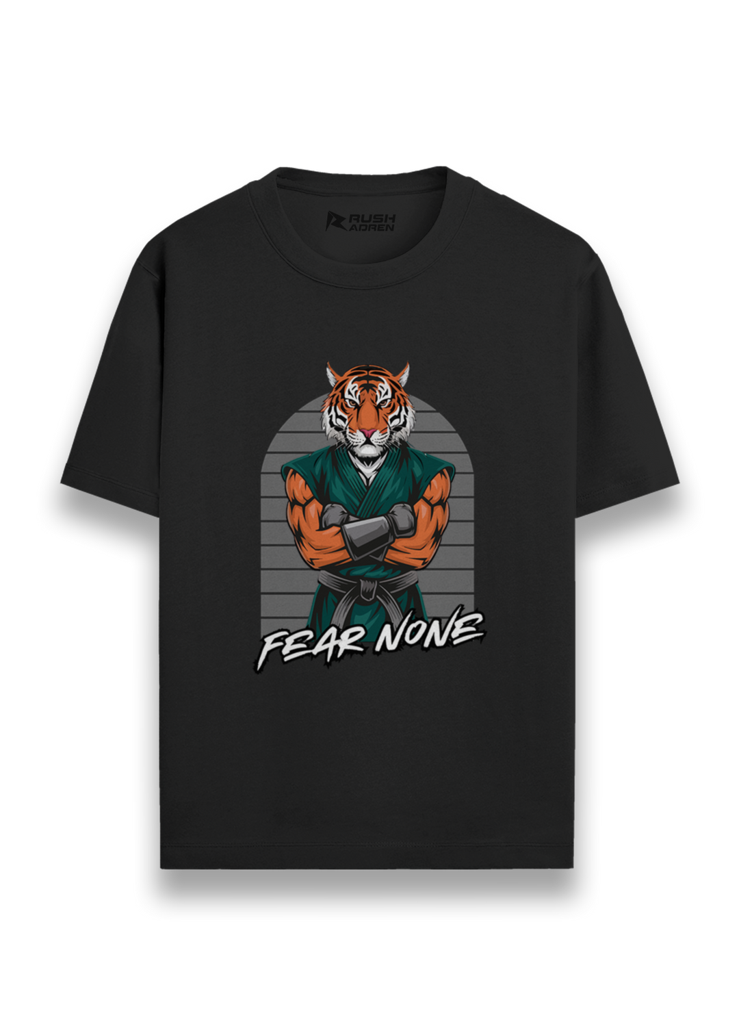 Fear None Tiger Graphic T-Shirt