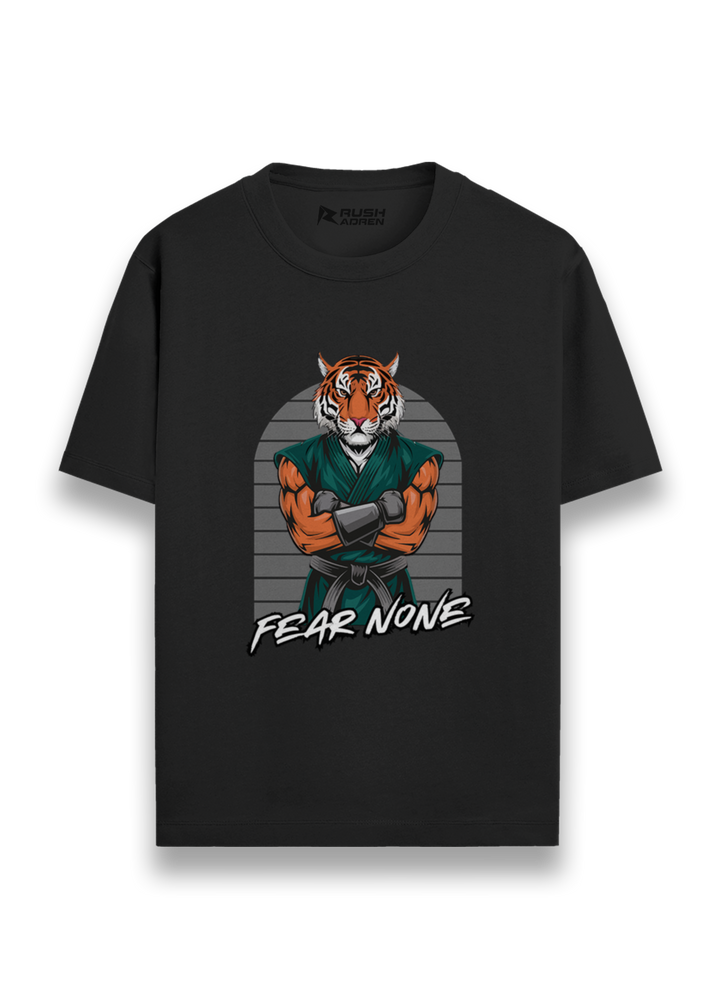 Fear None Tiger Graphic T-Shirt